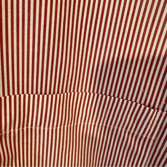 Brooks Brothers Red and White Striped Dress Shirt Regent Original Polo Shirt - Picture 3 of 7